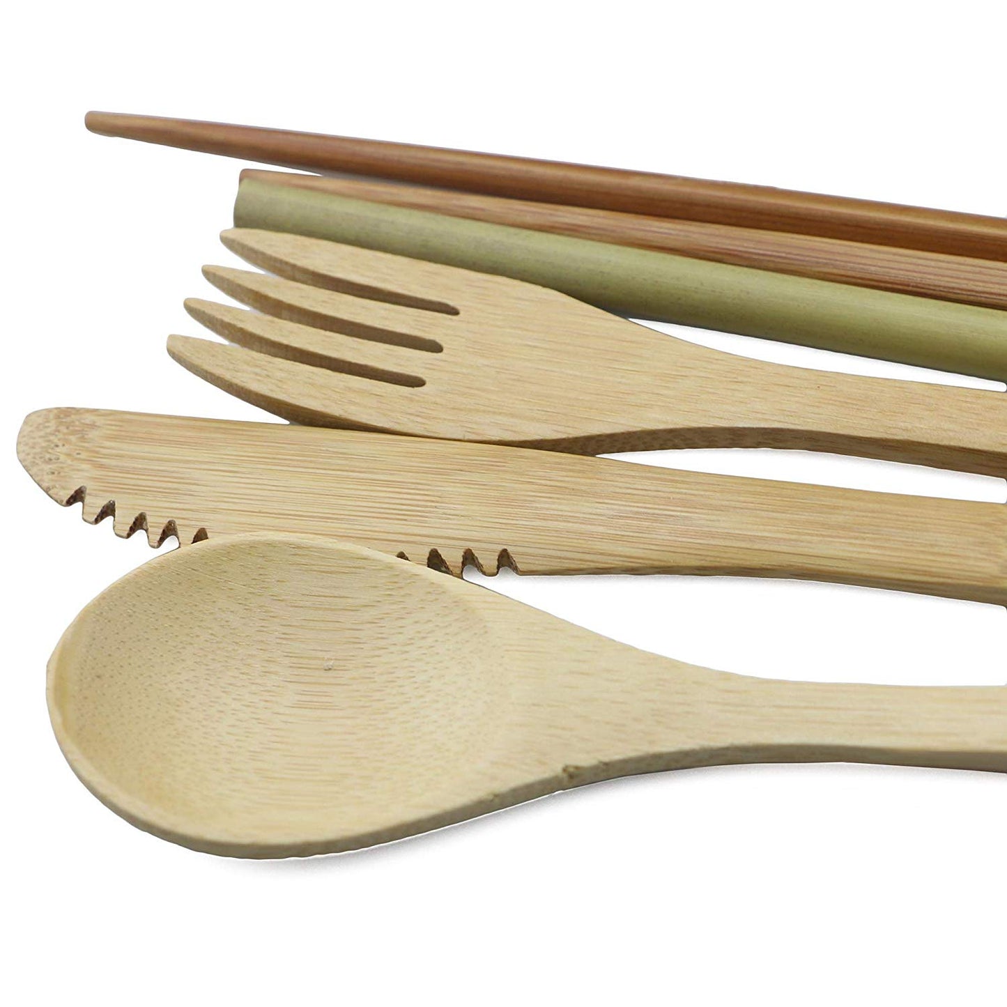 Set de couverts voyage bambou (7 pièces)
