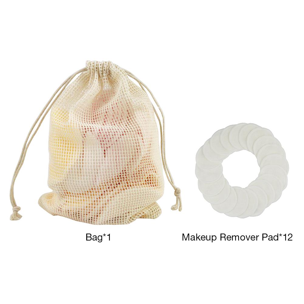 Disques démaquillants bambou (lot de 12)